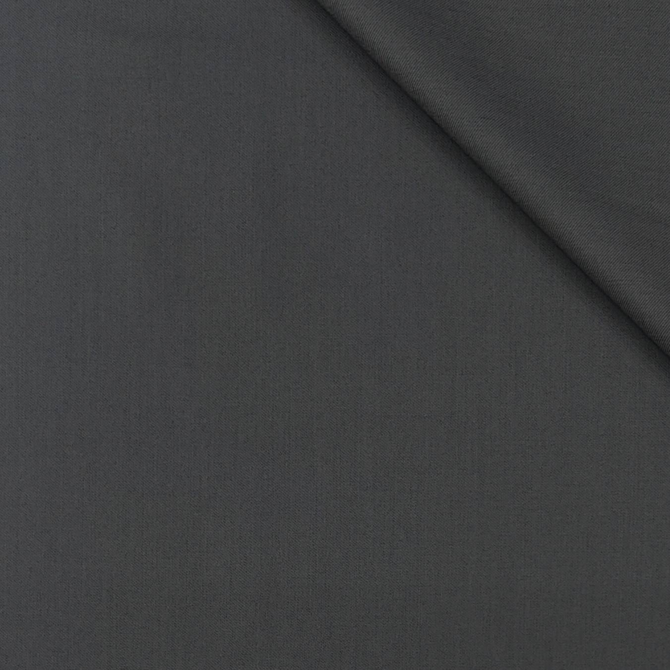 Trouser Fabric OCM Super 130s Wool Blended Plain Colour Zinc Grey